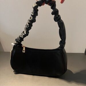 Cute mini bag faux leather black